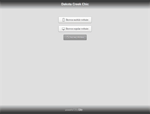 Tablet Screenshot of dakotacreekchic.com